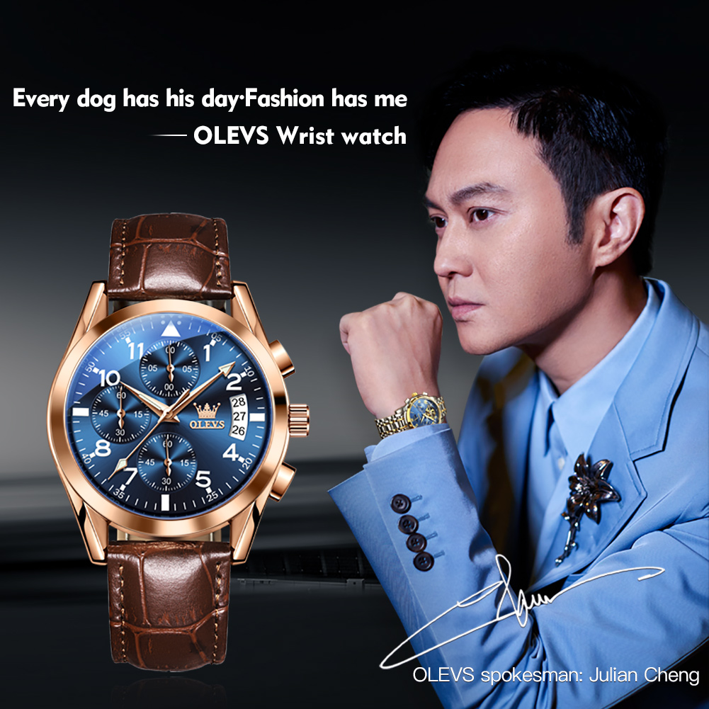ساعة يد رجالية فاخرة OLEVS 287 - مراجعة Luxury Watch Magazine وسعره
