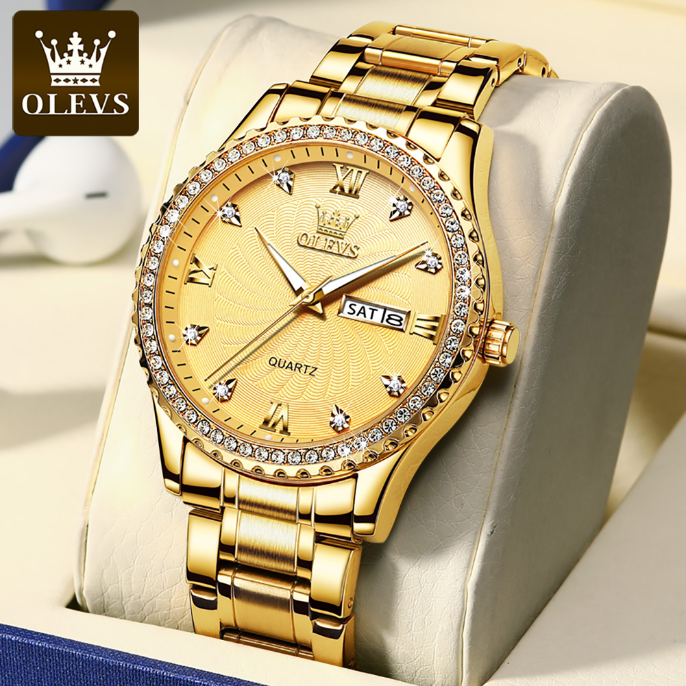 ساعة يد رجالية فاخرة من OLEVS  - مراجعة Luxury Watch Investment وسعره