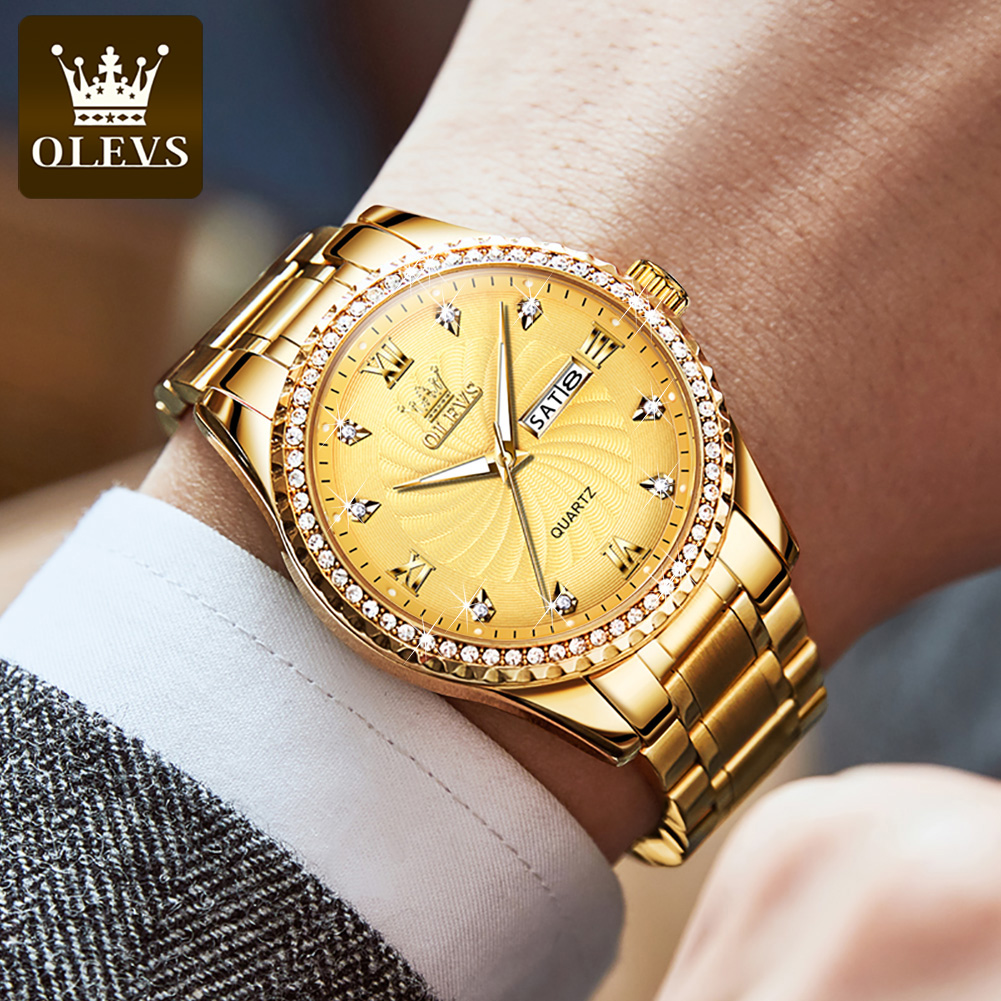 ساعة يد رجالية فاخرة من OLEVS  - مراجعة Luxury Watch Investment وسعره