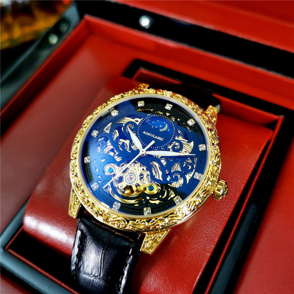 AOKULASIC ريترو مثلج خارج الهي - مراجعة Luxury Watch Iceberg وسعره