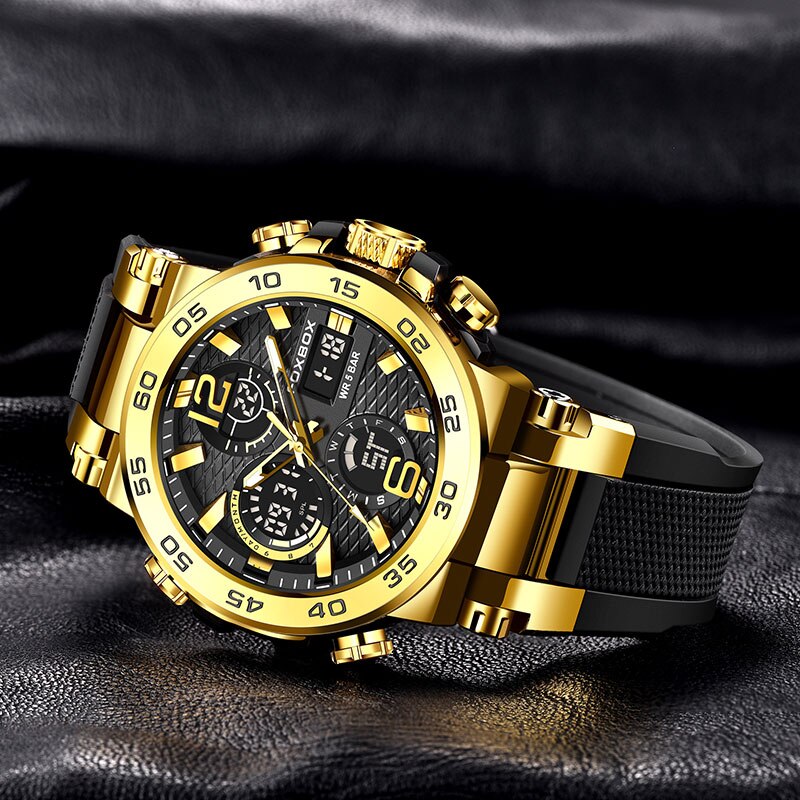 FOXBOX-مقاوم للماء ساعة عمل لل - مراجعة Luxury Watch Magazine وسعره