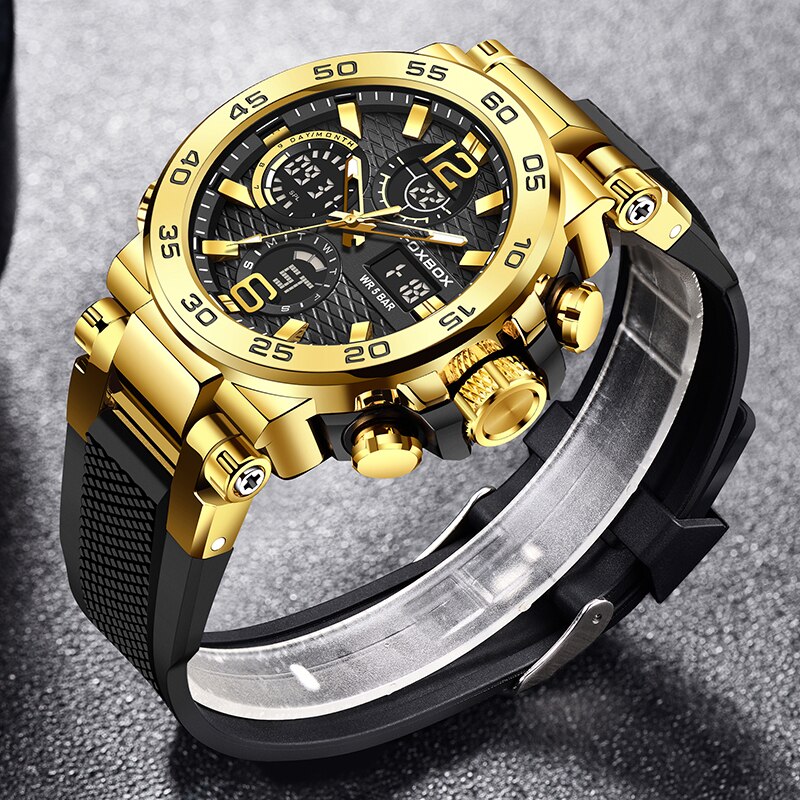 FOXBOX-مقاوم للماء ساعة عمل لل - مراجعة Luxury Watch Magazine وسعره
