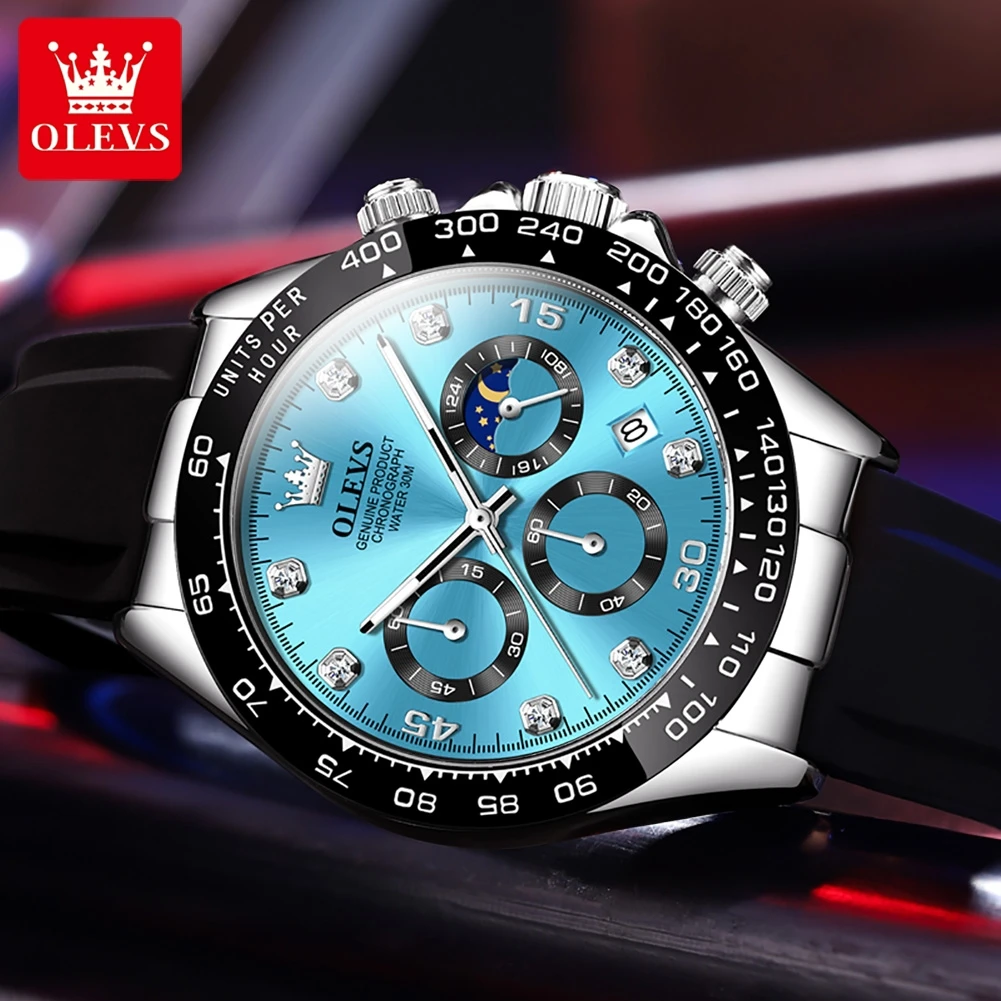 ساعة رجالية OLEVS 2875 كرونوغر - مراجعة Luxury Watch Investment وسعره